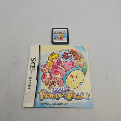 Super Princess Peach (Nintendo DS, 2006) Протестировано, Картридж и Только Руководство - Изображение 1 из 4