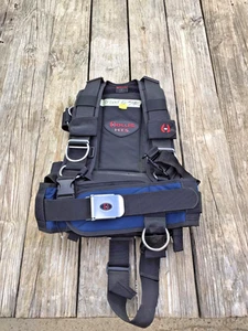 Hollis H.T.S Soft Plate Travel Scuba Diving Harness w/cam band tank straps - Picture 1 of 3