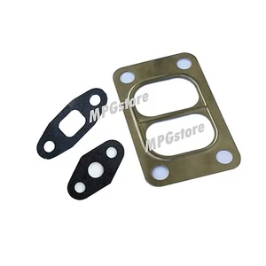 Turbo Gasket Set for Holset WH1C WH1E Divided Flange Oil Inlet Outlet Gaskets - Foto 1 di 1