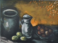 Maurice of Vlaminck: Still Life The Pots, Lithography Signed, 1958, Mourlot