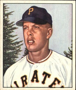 1950 Bowman Pittsburgh Pirates Baseball Card #202 Cliff Chambers RC - EX-MT