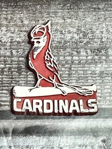 Vintage Retro ST. LOUIS CARDINALS MLB Rubber Baseball REFRIGERATOR MAGNET - Picture 1 of 8