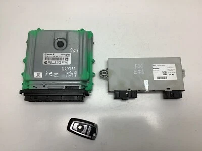 BMW 6 Series F10 F11 F12 F06 535D 640D Auto ECU Engine Control Unit Set 8572873 - Image 1 of 4