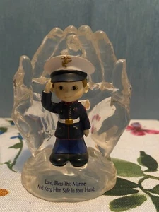 Hamilton Collection US Marines The Lord's Hands Figurine Bless This Marine - Picture 1 of 5