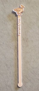 Vintage Memphis THE PEABODY Hotel Bar SWIZZLE STICK(s) Drink Stirrer(s) DUCKS - Picture 1 of 6