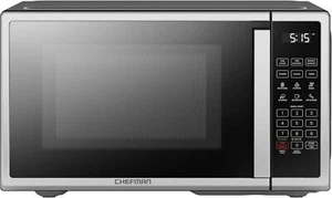 Chefman Countertop Microwave Oven 0.9 Cu. Ft. Digital Stainless Steel Microwave - Picture 1 of 6