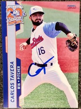 Carlos Tavera Signed IP 2022 Aberdeen IronBirds Card #27 Baltmore Orioles!