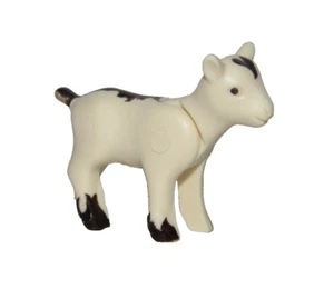 Playmobil Miniature Baby White/ Black Goat - Clasic Heidi Alpine Goat - 54 - Picture 1 of 4
