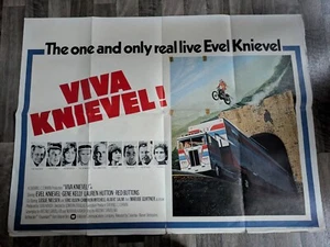 Original VIVA KNIEVEL! UK Quad Poster 1977 - Picture 1 of 16