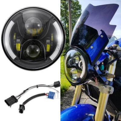 Faro LED de 7 pulgadas para Suzuki Boulevard Intruder Volusia SV650 700 1400 1500 Foto 1 de 4