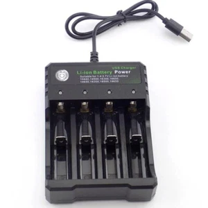 Akku Ladegerät Wiederaufladbar USB 18650 14500 AA AAA 1.2V 3.7V Li-Ion Charge - Bild 1 von 3