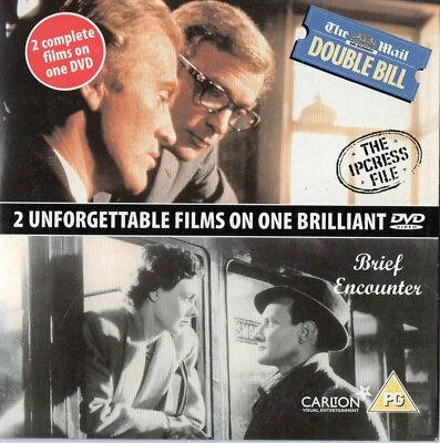 THE IPCRESS FILE + BRIEF ENCOUNTER - 2 Classic Films on 1 DVD  :  PROMO DVD - Image 1 of 2