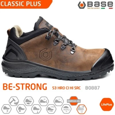 BASE CLASSIC PLUS SCARPE ANTINFORTUNISTICA BE-STRONG S3 HRO CI HI SRC B0887 -