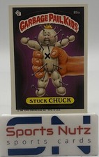 1986 Garbage Pail Kids #85a Stuck Chuck  - Series 3