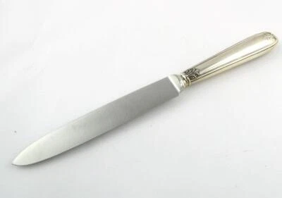 Cuchillo hueco francés con mango de plata de ley Buccellati Laura hecho en Italia 103 g Foto 1 de 4
