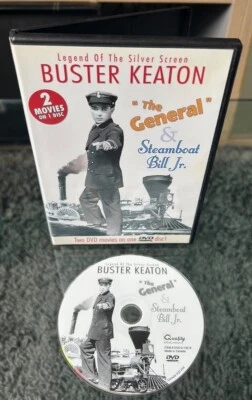Legend Of The Silver Screen Buster Keaton The General & Steamboat Bill Jr. DVD  - Image 1 of 4