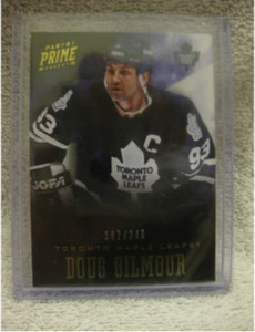 Doug Gilmour 2013 Panini Prime #26 Toronto Maple Leafs 167/249 Mint card hockey