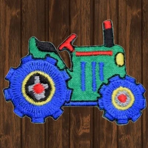 Tractor Embroidered Patch - Farm Vehicle (Iron On) - Picture 1 of 2