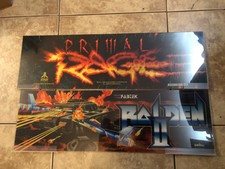 Primal Rage & Raiden II Arcade Marquees + Pexiglass and Sneeze Guards Bundle