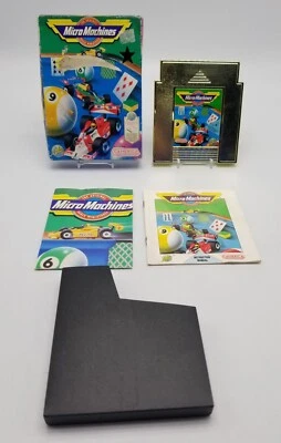 Micro Machines (Nintendo Entertainment System NES 1991) Complete CIB Unlicensed - Image 1 of 4