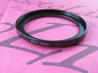 48mm to 55mm Stepping Step Up Filter Ring Adapter 48mm-55mm  - Image 1 of 2