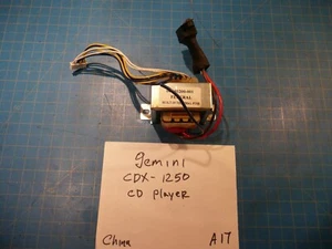 Gemini CDX-1250 CD Player Replacement Federal Power Transformer # 048-01200-001 - Picture 1 of 5
