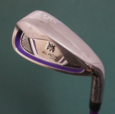 Empuñadura de lince Lynx Black Cat 5 hierro para personas mayores eje de acero Foto 1 de 4