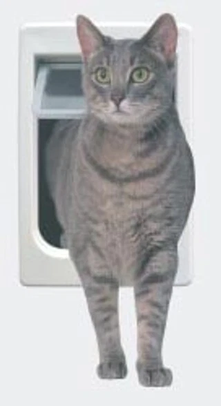 Ideal Pet Products Cat Small Dog Door 7.5" x 10.5"  Flap  Door Chubby Kat - Image 1 of 1
