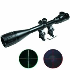 New 6-24x50 AOEG Hunting Rifle Scope Red Green Mil-dot Illuminated Scopes