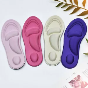 SHOE INSOLES 4d WORK BOOTS ORTHOTIC FOOT ARCH HEEL SUPPORT MASSAGING - Picture 1 of 12