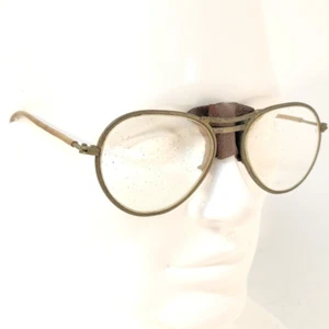 Gafas de seguridad Willson antiguas vintage Steampunk motocicleta - Imagen 1 de 14
