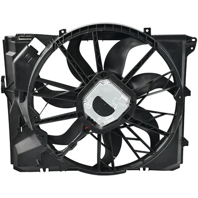 For 2006-2013 BMW 128i 323i 325i 328i E90 Radiator Cooling Fan Assembly 600W - Image 1 of 4