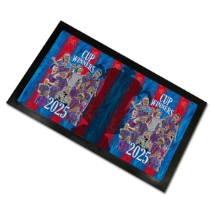 Palace Cup Winners 2025 Bar Runner Mat 2 Sizes Palace Man Cave Bar Great Gift - Picture 1 of 6
