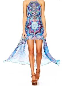 Camilla Dress Size S AU 8-10 /US 4-6 Sheer Short Overlay 100% Silk MINOR MARKS - Picture 1 of 20