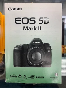 Canon EOS 5D Mark II Genuine Camera Instruction Manual / Guide In English - Picture 1 of 2