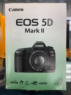 Canon EOS 5D Mark II Original Cámara Manual de instrucciones/Guía en inglés Foto 1 de 2