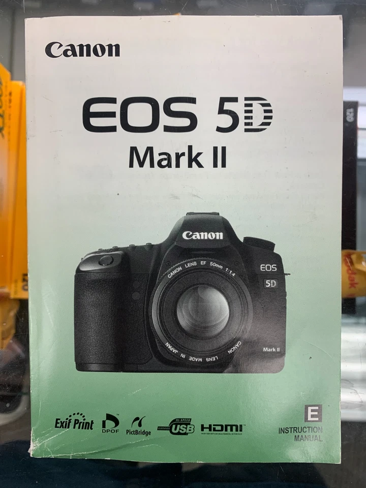 佳能 EOS 5D Mark II 正品相机说明书/英文指南 — 第 1/2 张图片