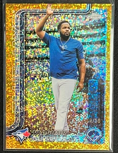 2025 Topps Chrome - Vladimir Guerrero Jr. #259 Gold Speckle Refractor /50 IV - Bild 1 von 2
