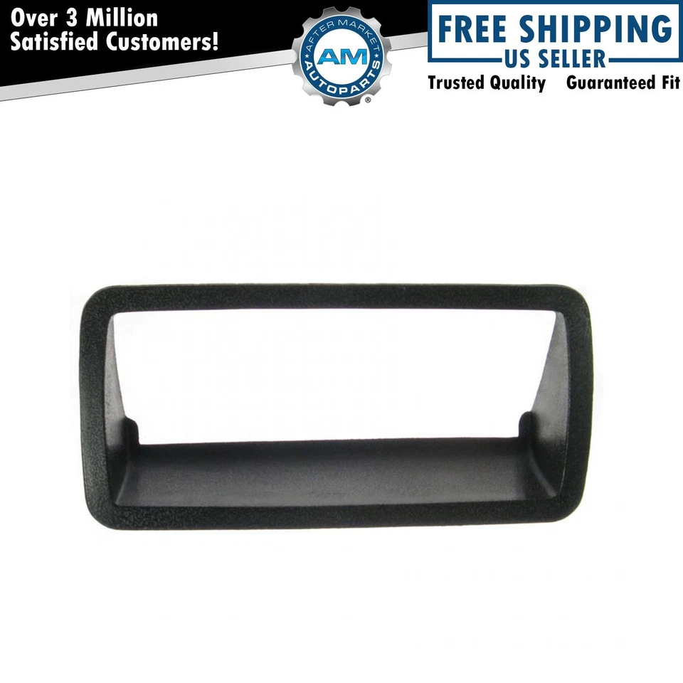 Bisel de manija de puerta trasera negro texturizado para 94 95 96 97 98 99 00 01 02 03 04 S10 Foto 1 de 2