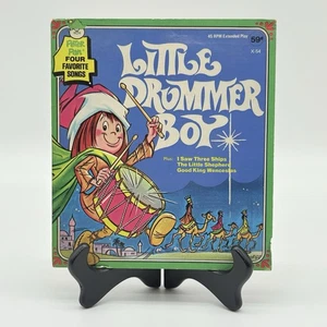 VINTAGE PETER PAN RECORD Little Drummer Boy 45 RPM - Picture 1 of 4
