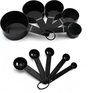 Ovenza measuring Cups and Spoons, 10 Piece Measuring Cup Spoon Set - Picture 1 of 8