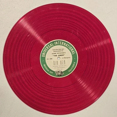 Alfred Hitchcock's The Birds - Radio Spot Announcements VINYL RECORD V RARE HTF - Image 1 of 2
