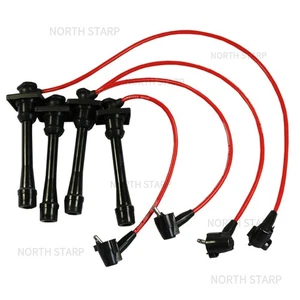 JDMSPEED Spark Plug Wires Set for 93-97 Geo Prizm Toyota Celica Corolla 1.6L 1.8 - Picture 1 of 6
