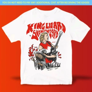 Camisa Blanca S-5XL AA494 Hot King Gizzard And The Lizard Wizard Music Band - Imagen 1 de 4