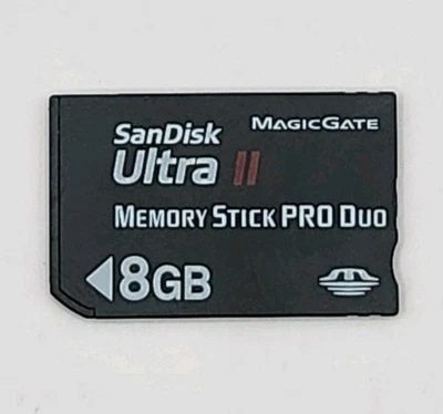 SanDisk Ultra II 8gb 15mb/S Memory Stick Pro Duo Formatted/Tested US Seller - Image 1 of 3
