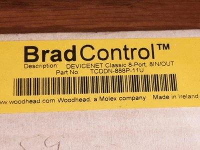 1PC New Molex Brad module TCDDN-888P-11U 1120925015 DEVICENET BRAD CONTROL PLC  - Image 1 of 4