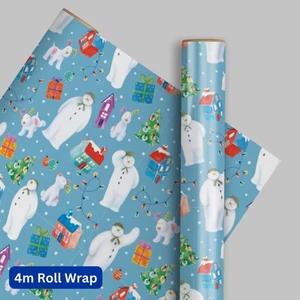 The Snowman Christmas 4m Roll Wrapping Paper - Picture 1 of 4