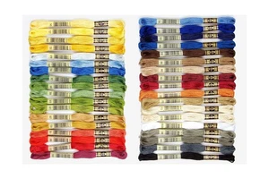 DMC Embroidery Floss 36 Colors 8.7yd Pack - Multi-Color - Picture 1 of 4