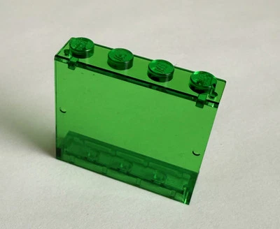 Lego 1990s Space Police Trans-Green Panel 1 x 4 x 3 4215a For Sets 6984 / 6957 Foto 1 de 4