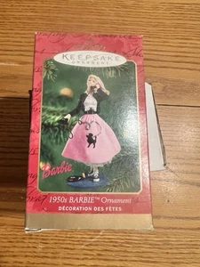 Ornamento Barbie Vintage Hallmark Keepsake Años 50 2000, Artista Patricia Andrews - Imagen 1 de 4